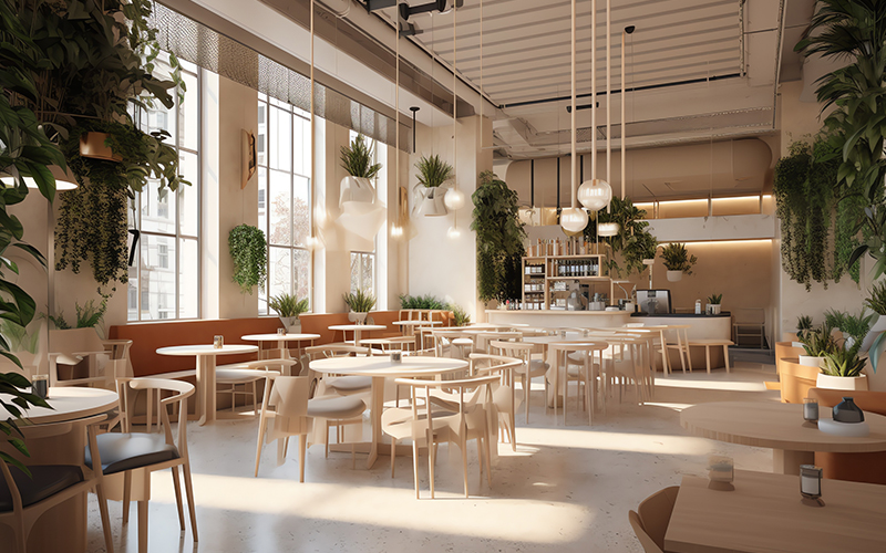 簡約風餐飲店面裝修設計合集